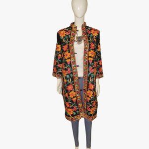 Multi-Color Fully Embroidered Cape